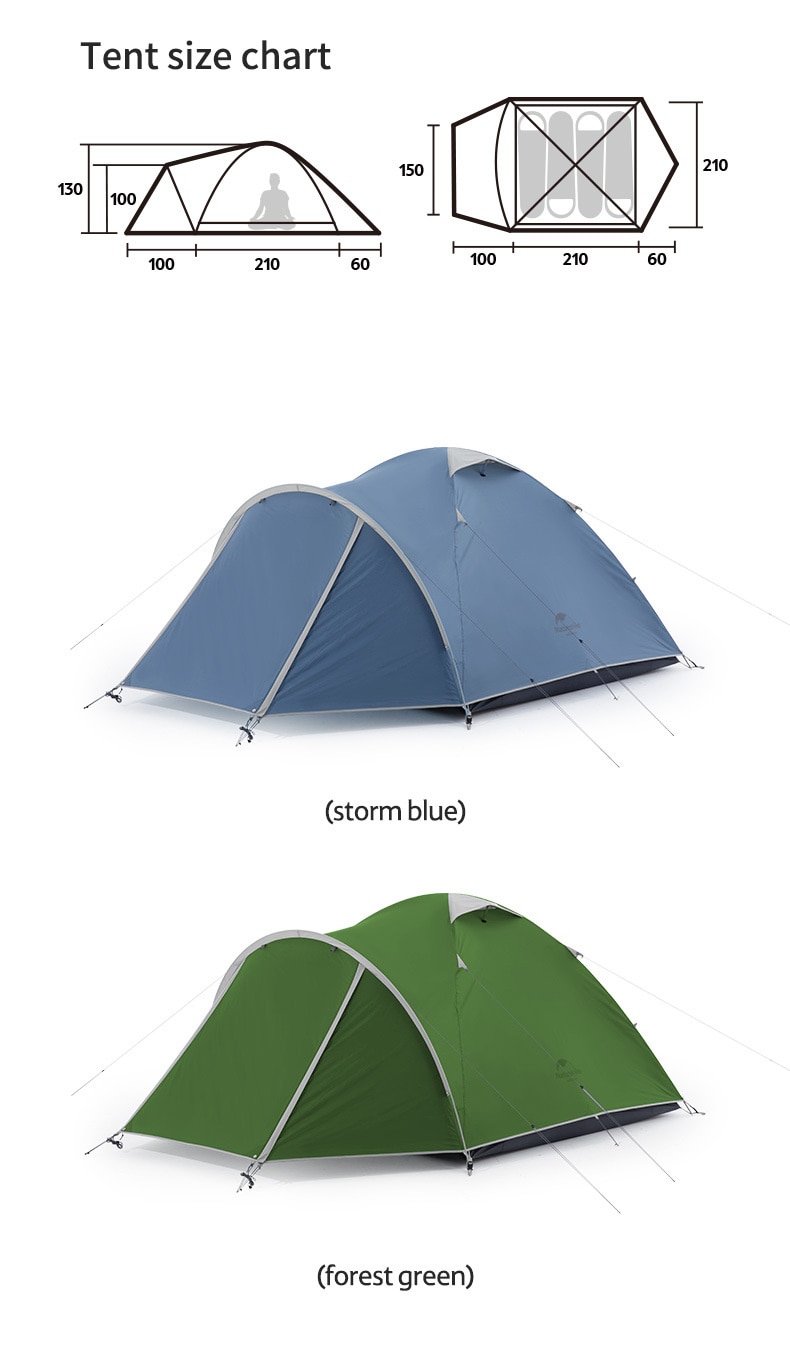 Lều Cắm Trại Naturehike P-Plus Cho 3-4 Người Dã Ngoại 10 1481180802 1