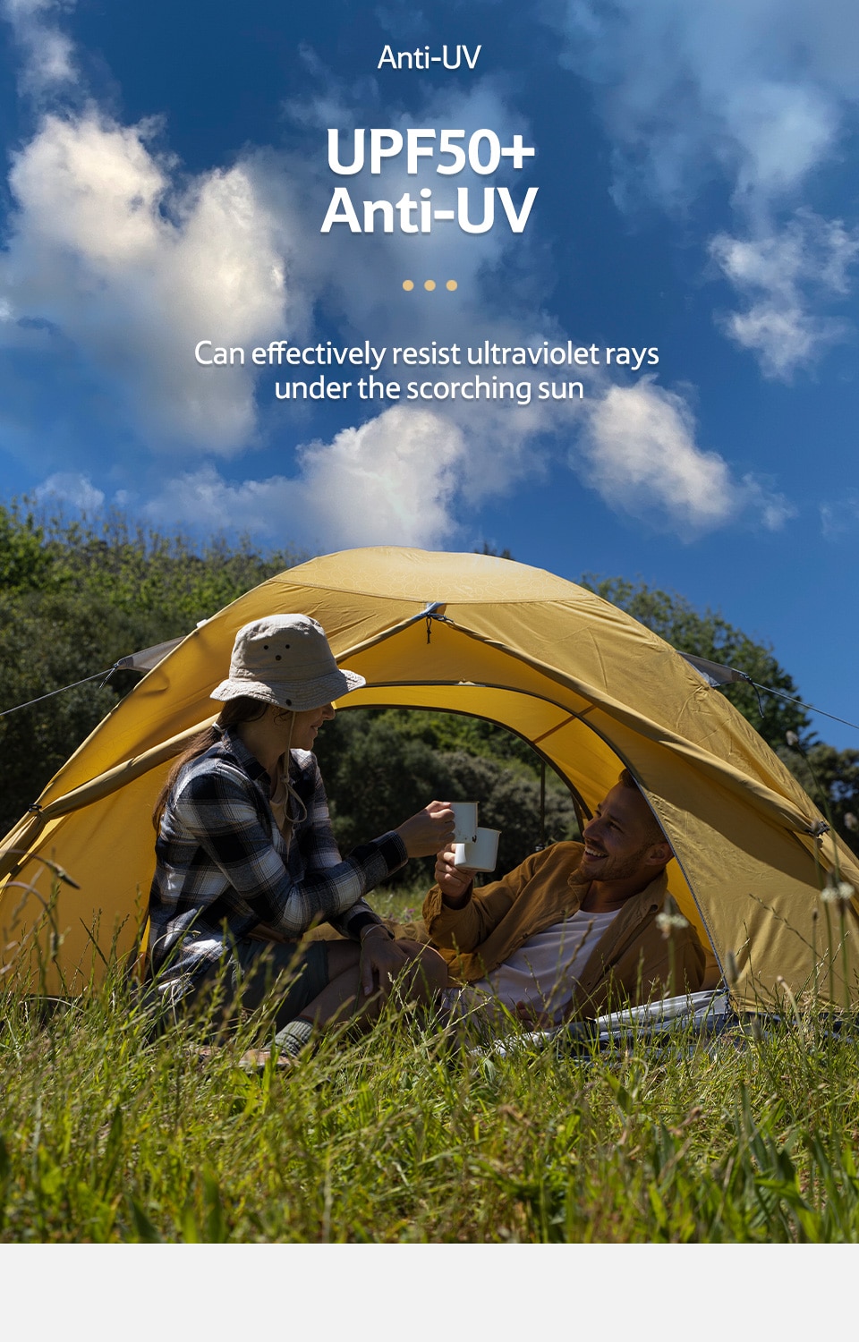 Leu Cam Trai 2 3 4 Nguoi Naturehike P Series Chong Mua Chong Nang Upf50 3